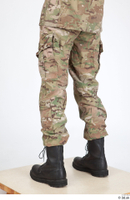  Photos Army Man in Camouflage uniform 10 Army Camouflage leather shoes lower body trousers 0004.jpg